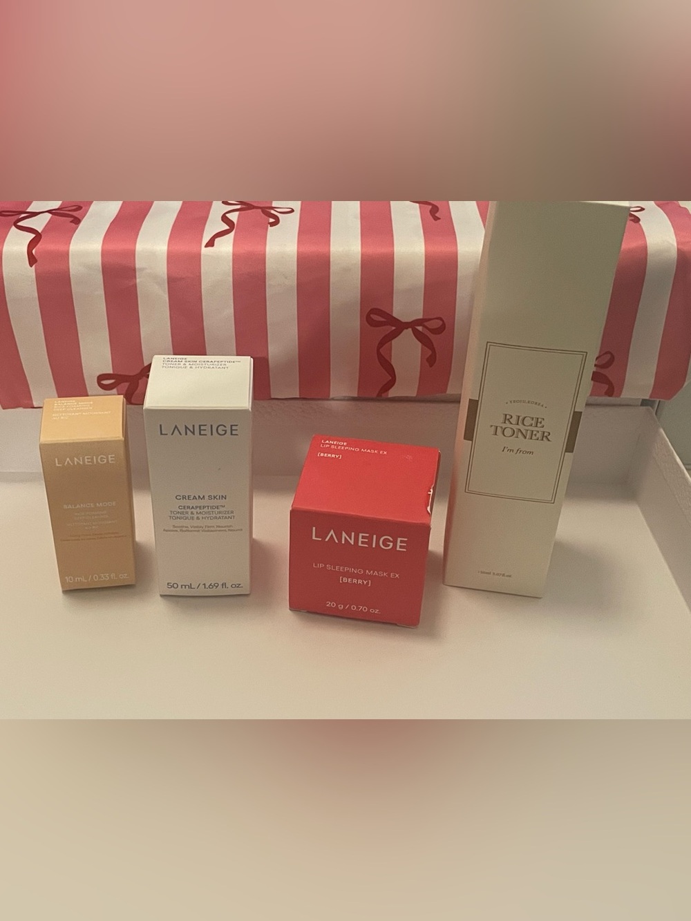 LANEIGE & Korean Skincare 4-Piece Bundle NEW